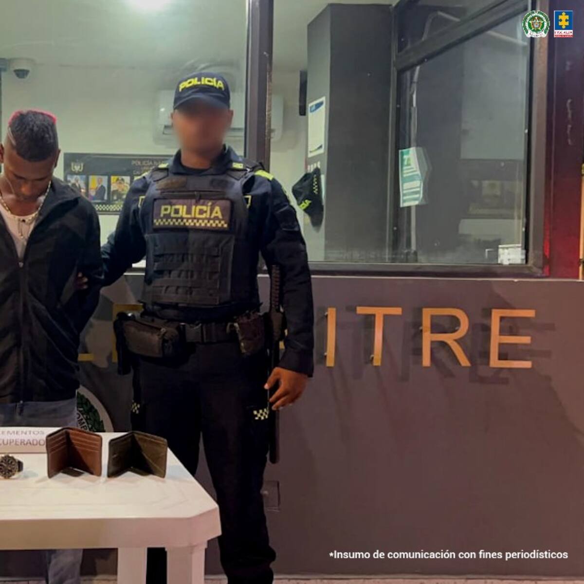 Adulto y menor de edad judicializados por un aparente hurto en restaurante de Cartagena