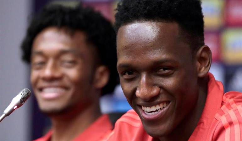 Juan Guillermo Cuadrado y Yerry Mina son el alma de la fiesta en la Selección Colombia.