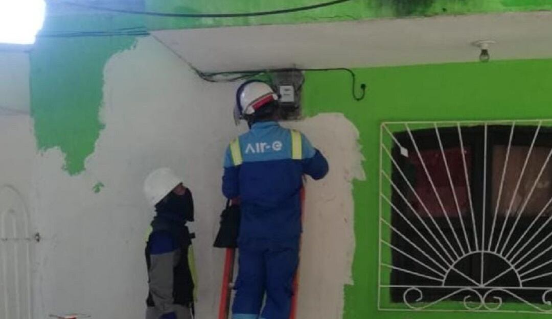 Operarios de Air-e. Cortesía: Air-e