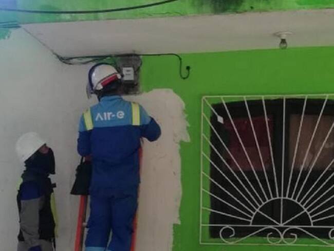 Operarios de Air-e. Cortesía: Air-e