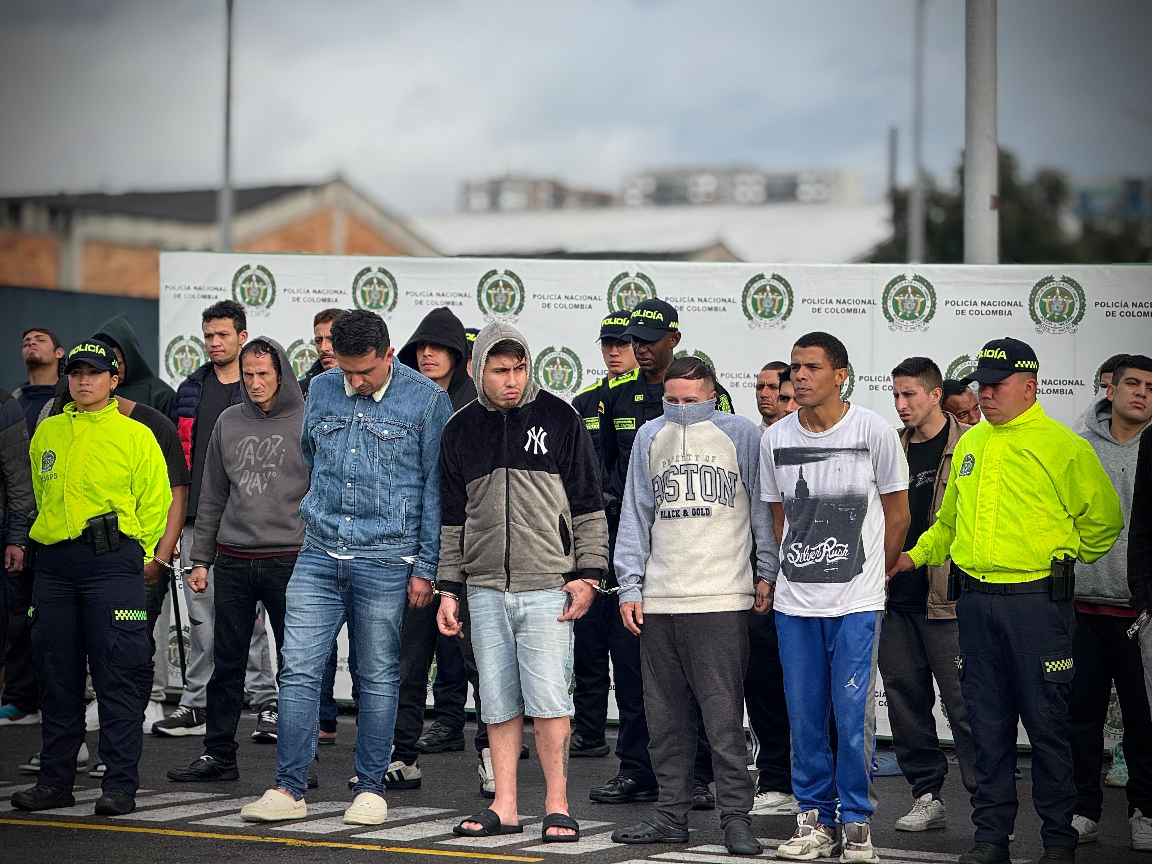 Gerente de reconocido banco está entre los capturados por homicidios en Bogotá. Foto: Policía Metropolitana