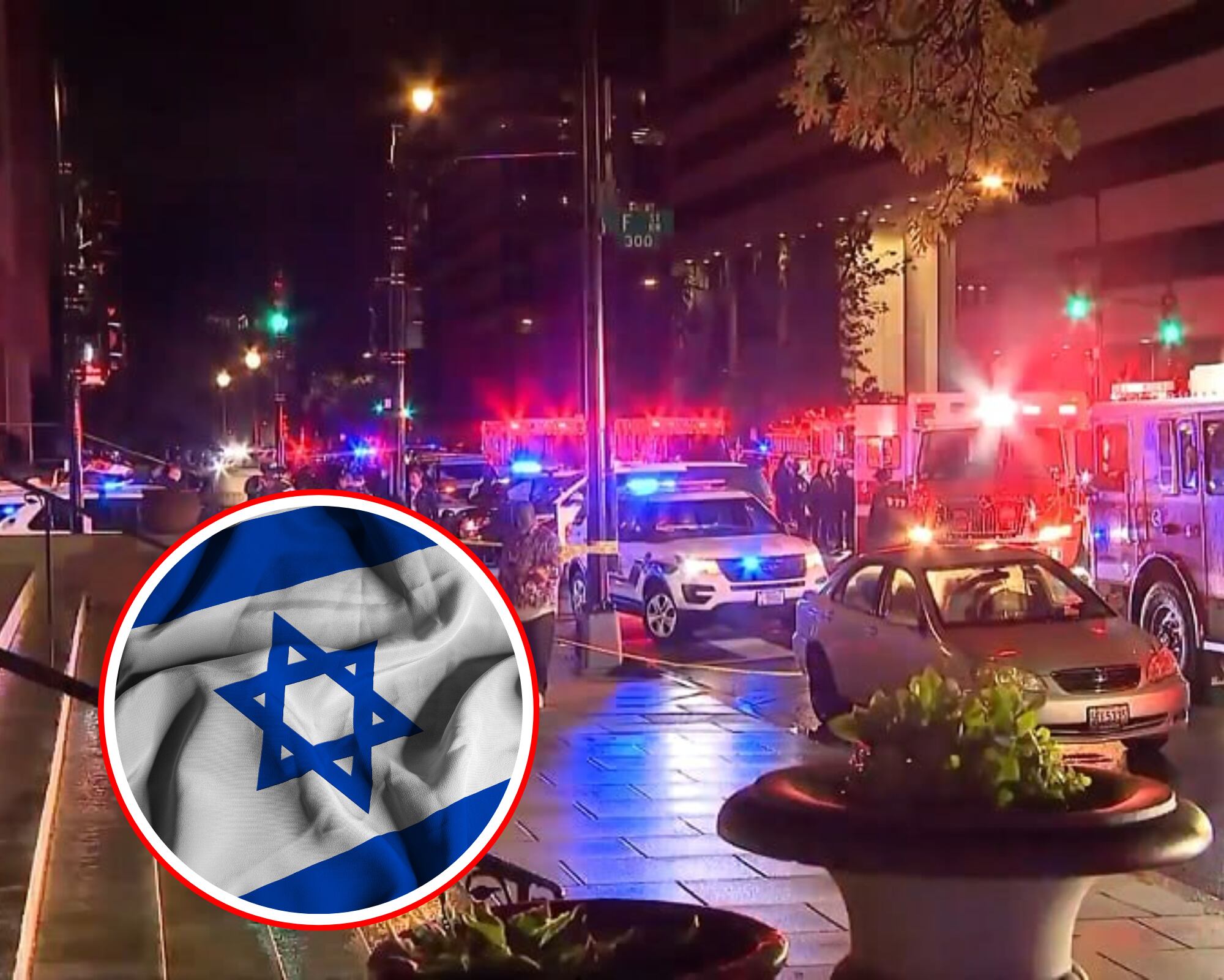 La policía y el FBI investigan el tiroteo en el que, preliminarmente, se informa que una de las personas muertas está relacionada a la Embajada de Israel.
(Foto: Cortesía / Caracol Radio )