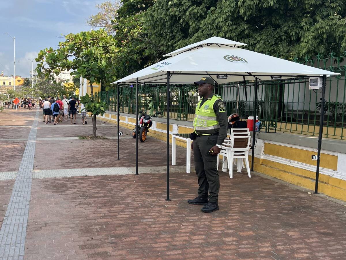 Centro de Cartagena cuenta con cinco nuevos puntos de seguridad