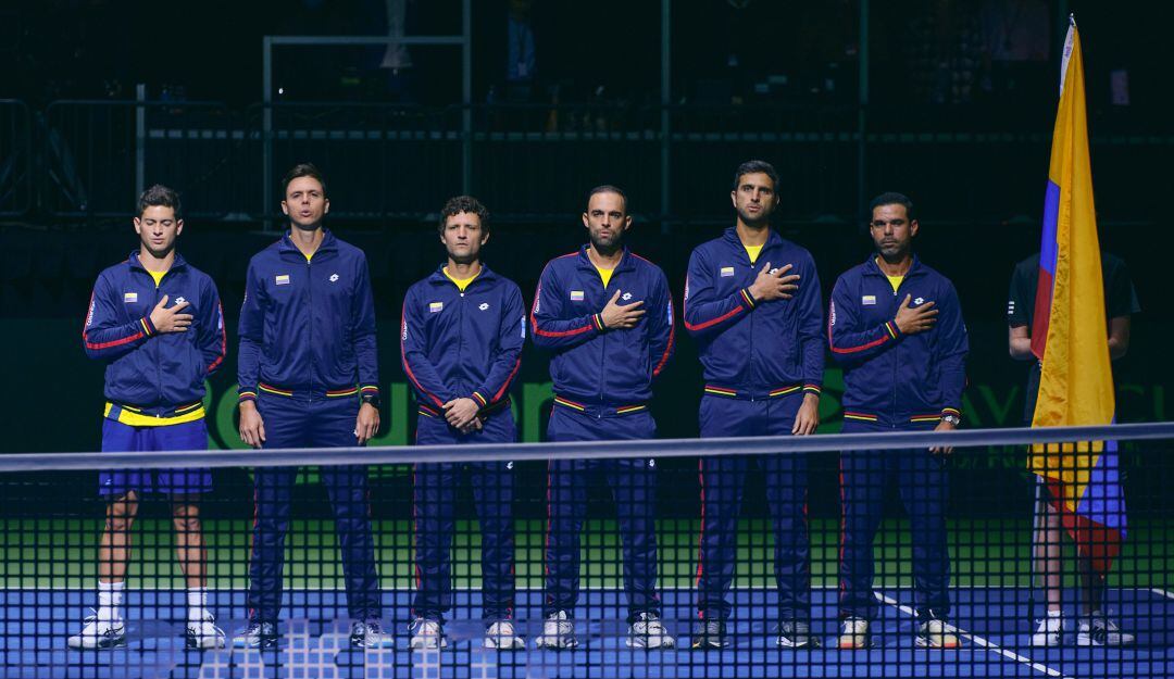 Tenistas colombianos en la ronda clasifictoria de la Copa Davis.