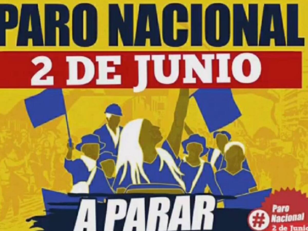 Programación para las movilizaciones de junio 2 y 3 en Manizales