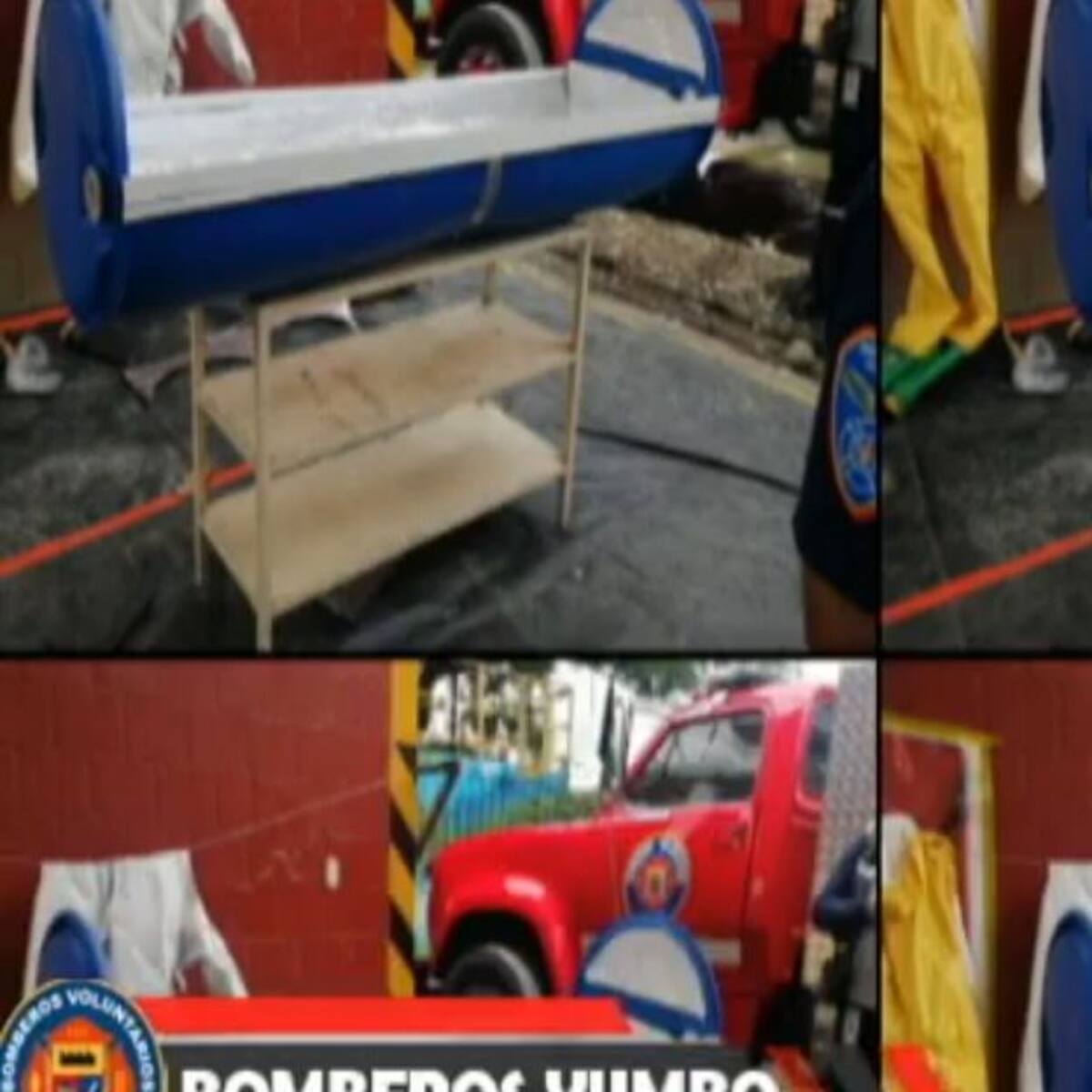 Bomberos de Yumbo crearon cápsula para el transporte de pacientes con COVID