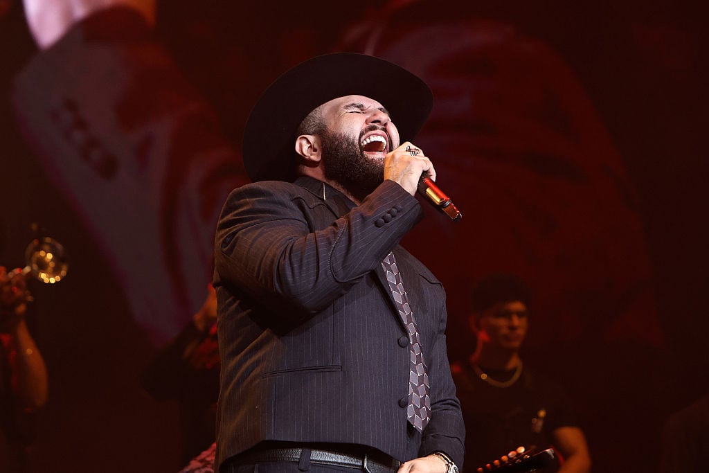 HAMILTON, ONTARIO - JULY 04: Carín León performs at TD Coliseum on July 04, 2026 in Hamilton, Ontario.  (Photo by Jeremychanphotography/Getty Images)