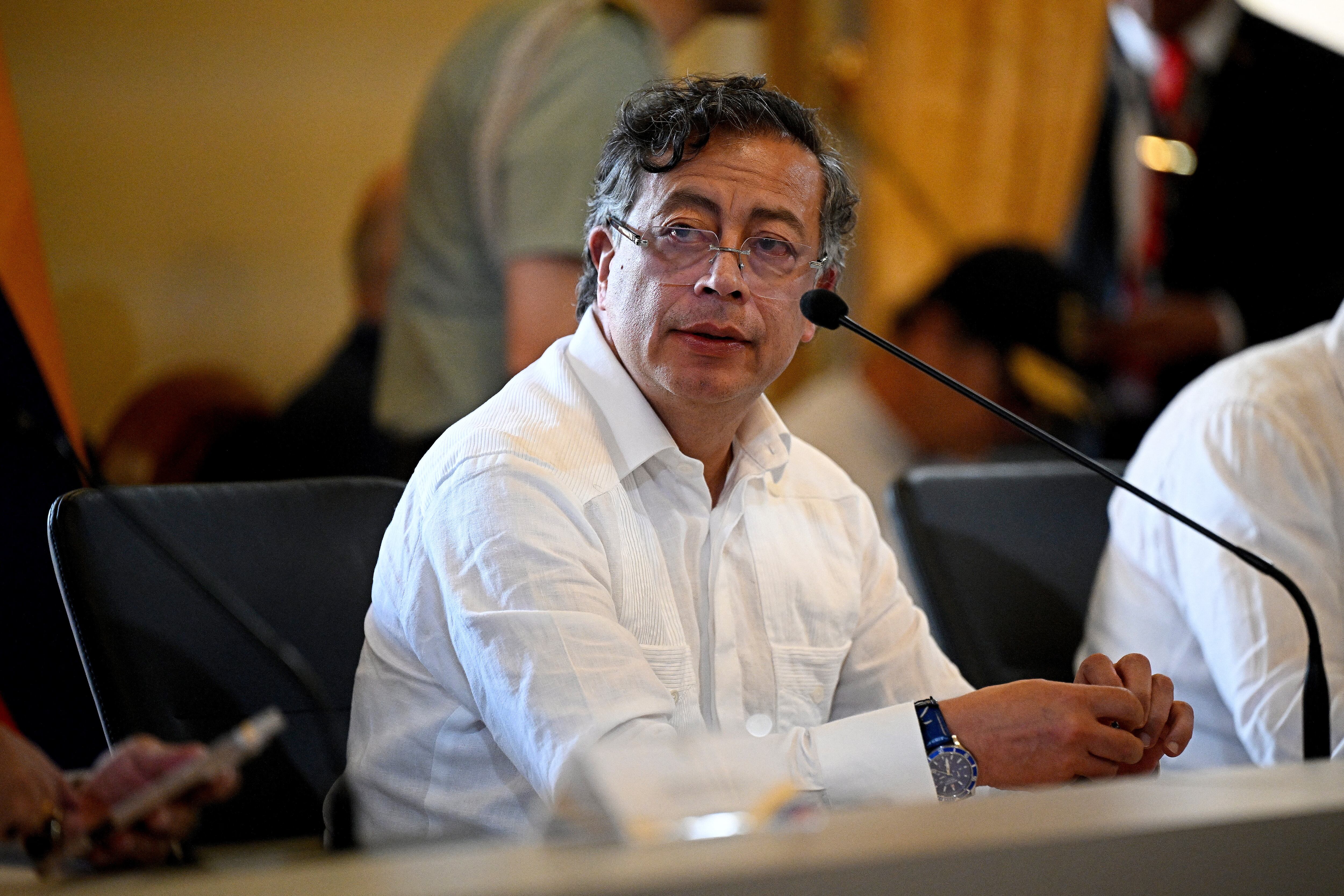 Gustavo Petro, presidente de Colombia. Foto: AFP.