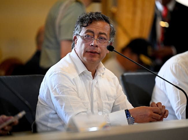 Gustavo Petro, presidente de Colombia. Foto: AFP.