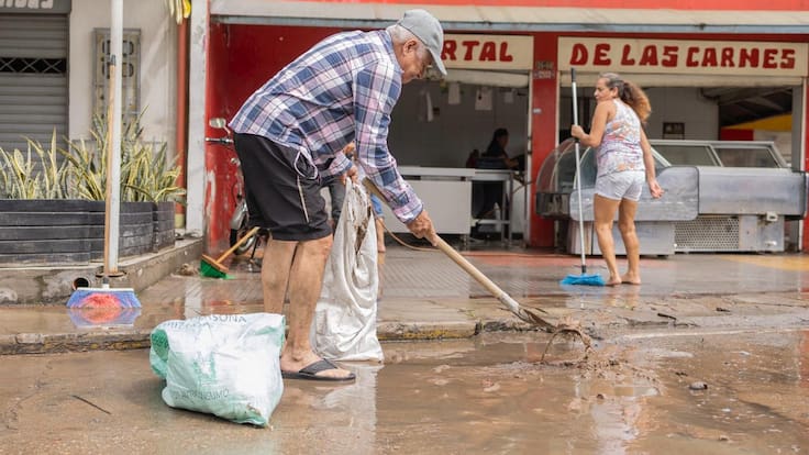 Irene Ortiz, comunidad afectada por lluvias en Girón