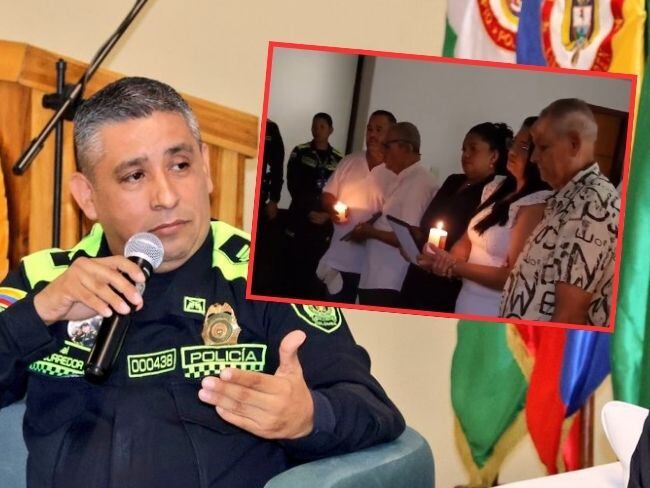 El coronel Elkin Corredor lideró un homenaje a héroes caídos en combate en Córdoba.