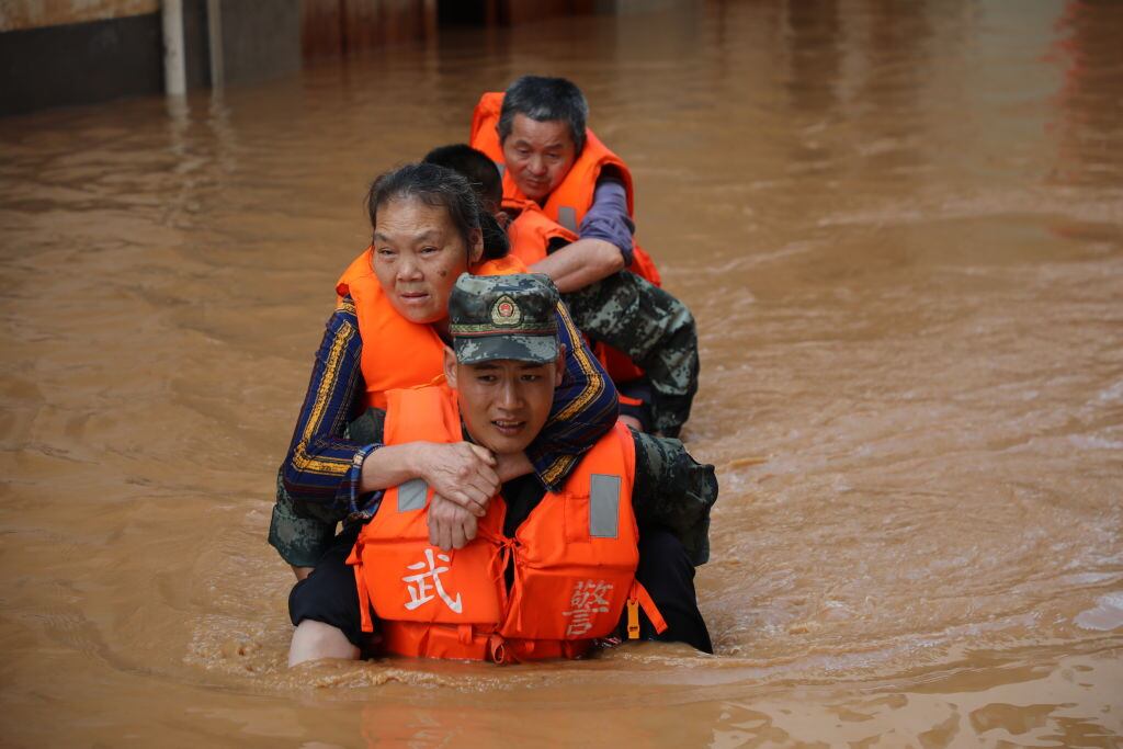 Inundaciones en China Getty Images