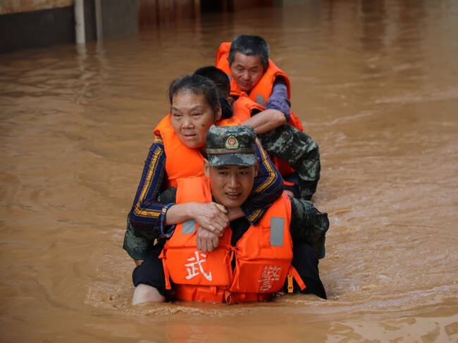 Inundaciones en China Getty Images