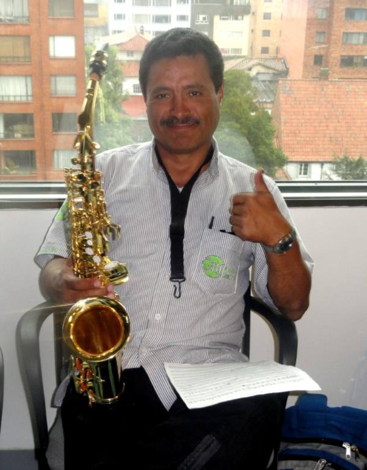 Juan Calderon, Saxo, integrante de Son Callejero