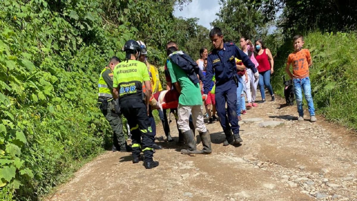 Se accidentó jeep con estudiantes en Villamaría, Caldas