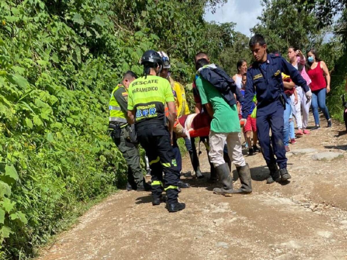 Se accidentó jeep con estudiantes en Villamaría, Caldas