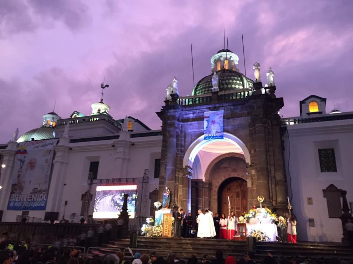 Vea las imágenes de Ecuador, el primer país que recibió al papa Francisco en su gira por Suramérica.