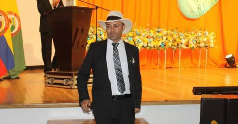 Óscar Jonny Zapata, alcalde de Aguadas