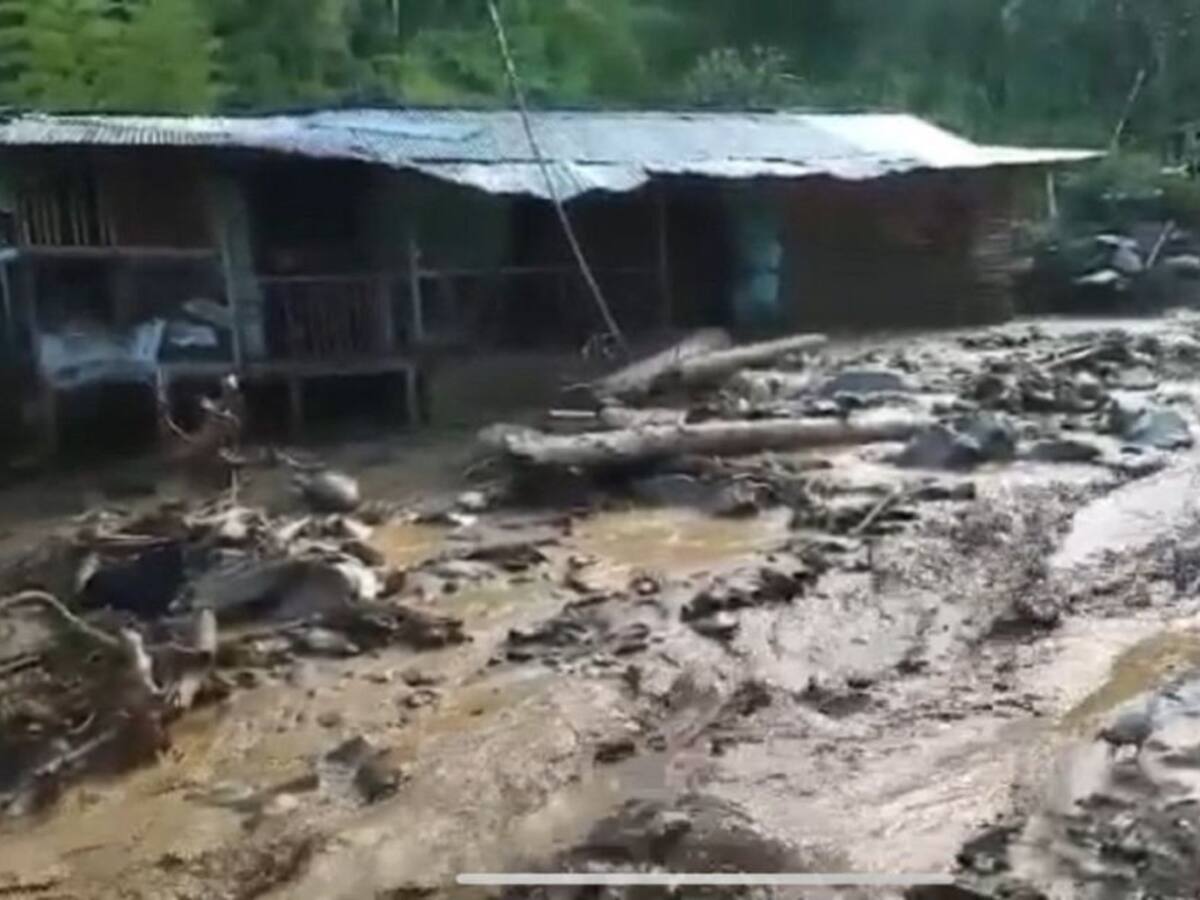 Tres viviendas destruidas dejan las fuertes lluvias en Trujillo, Valle