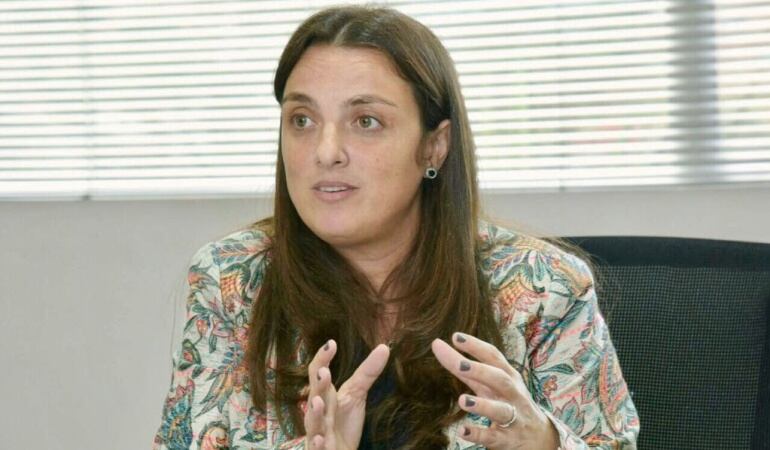 La directora del ICBF, Karen Abudinen.