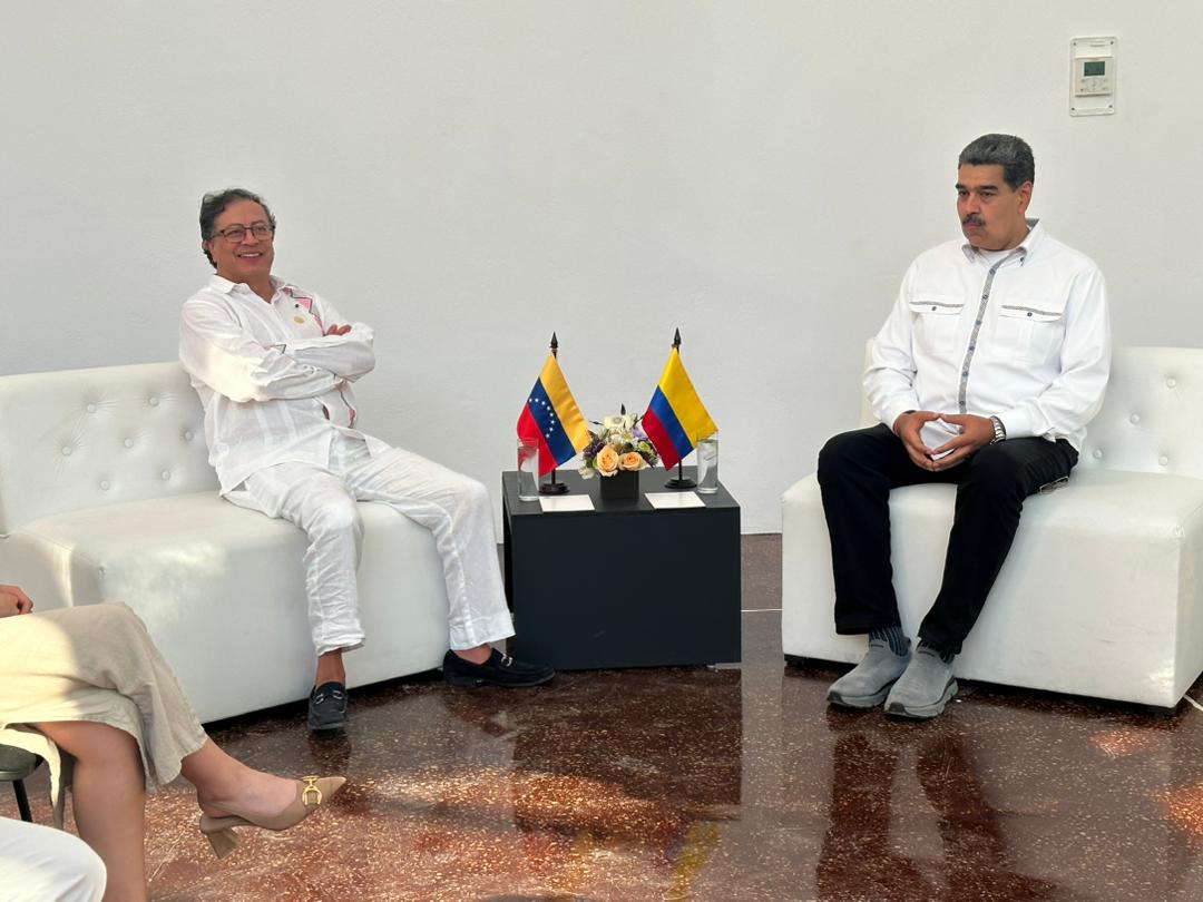 El presidente Gustavo Petro se reunió con su homólogo venezolano, Nicolás Maduro (Foto: X de Nicolás Maduro)