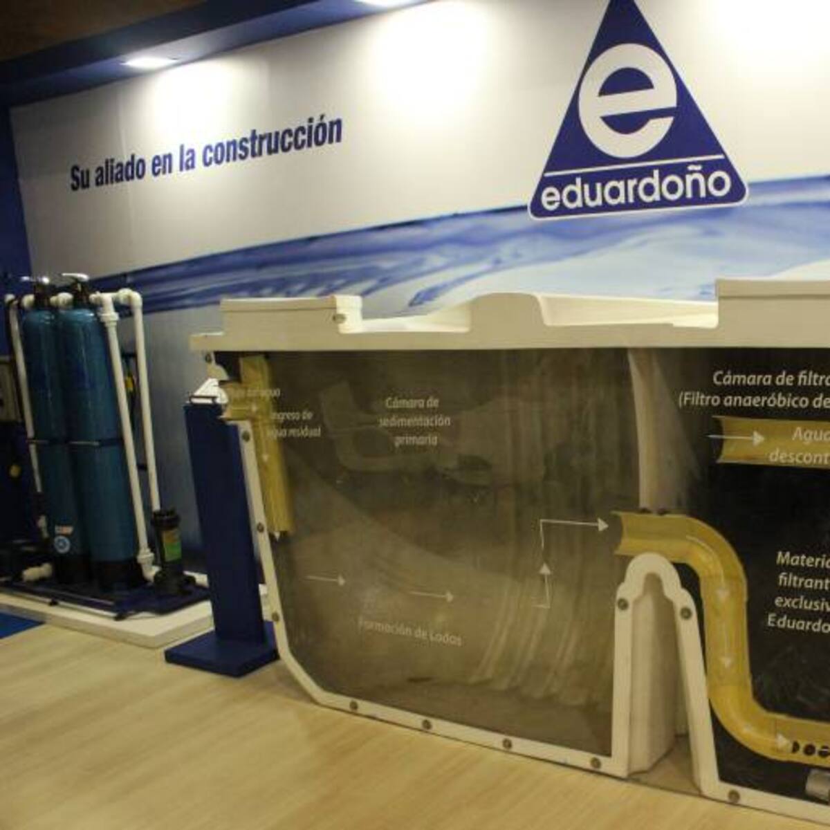 Eduardoño lidera proyectos con plantas tratadoras de agua y generadoras de energía