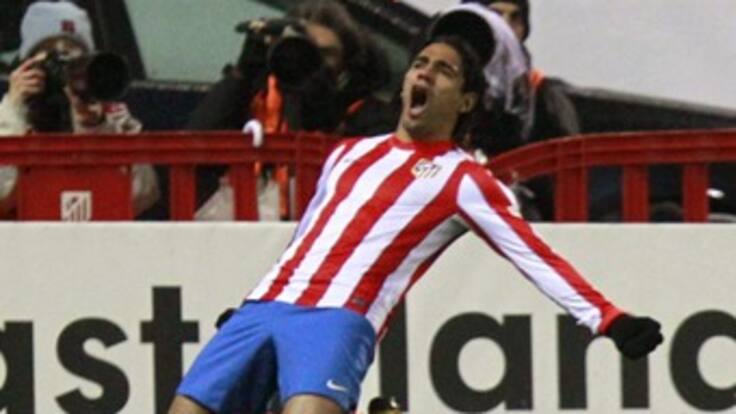 Falcao marcó doblete en la victoria de Atlético de Madrid ante el Bilbao