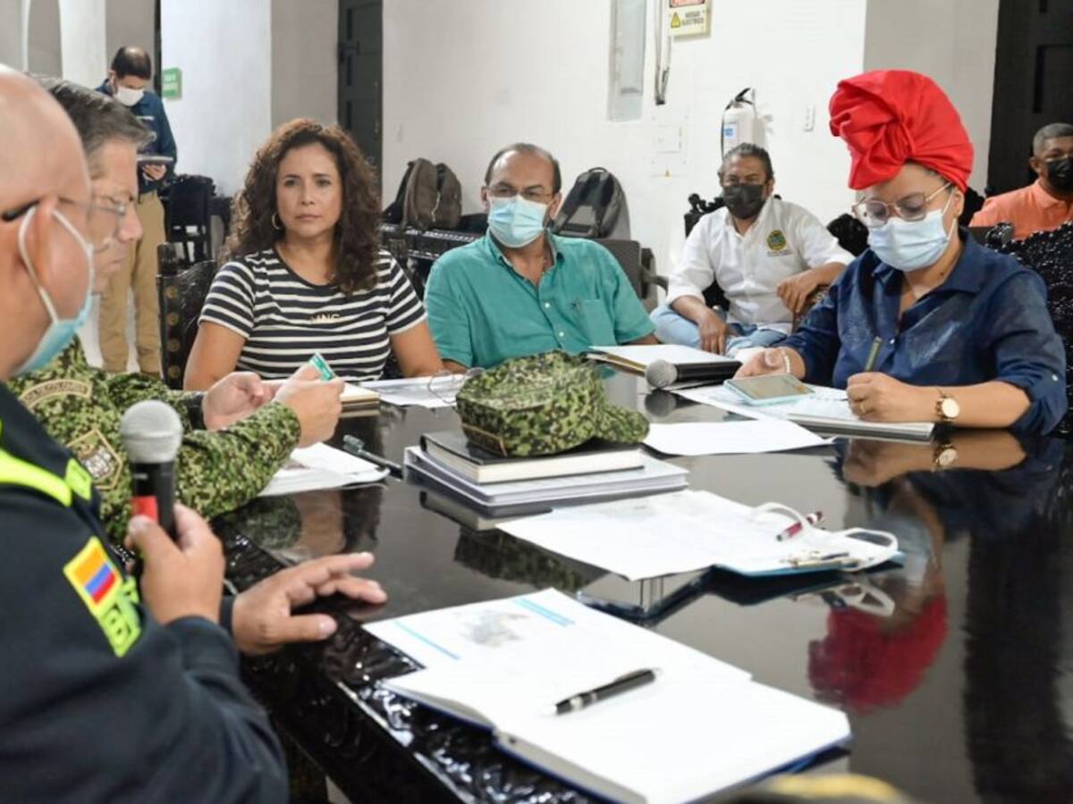 Autoridades fortalecen seguridad y dan parte de tranquilidad en Cartagena