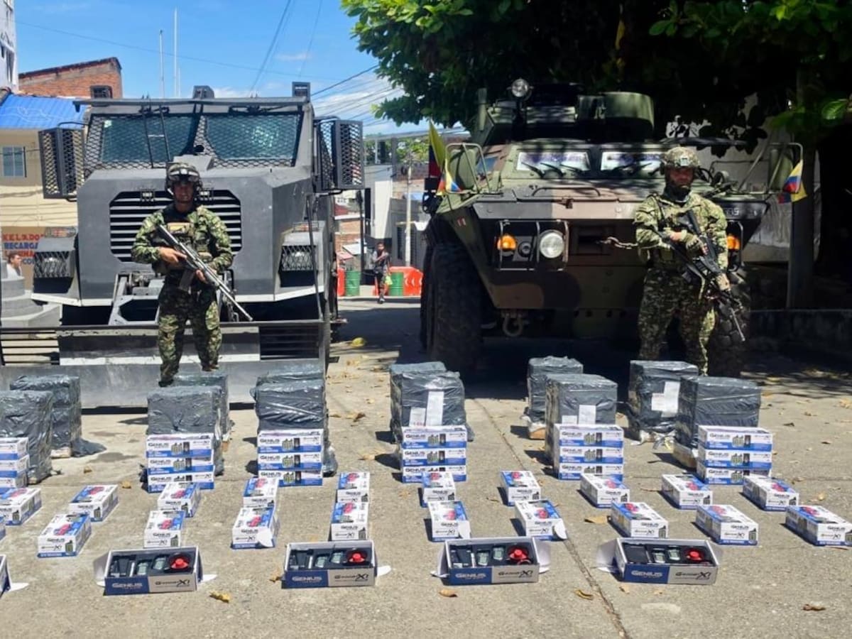 Ejercitó incautó material para explosivos de las disidencias en el Cauca