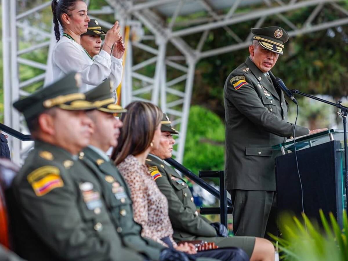 John Carlos Rojas Rincón es el nuevo comandante de la Policía Metropolitana de Manizales