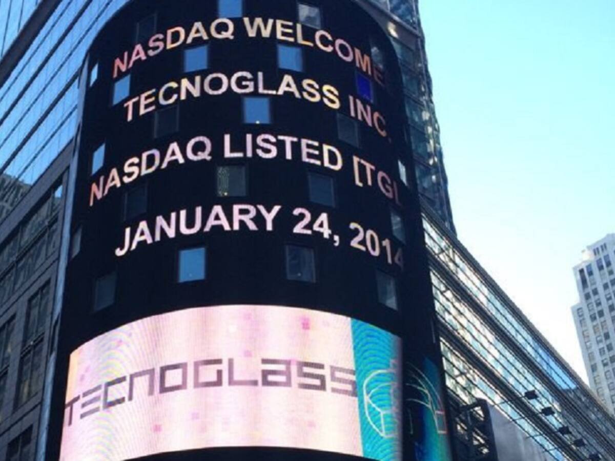 Tecnoglass invitada nuevamente a tocar campana en Nasdaq