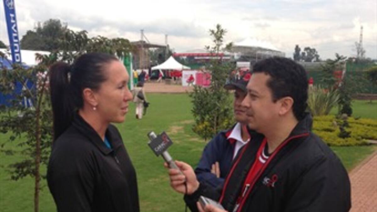 Jelena Jankovic figura de la Copa Claro Colsánitas, habló con Caracol Radio