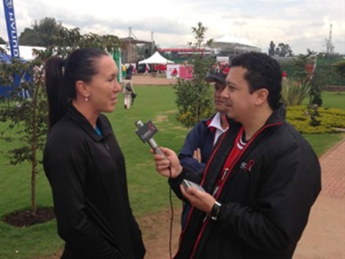 Jelena Jankovic figura de la Copa Claro Colsánitas, habló con Caracol Radio