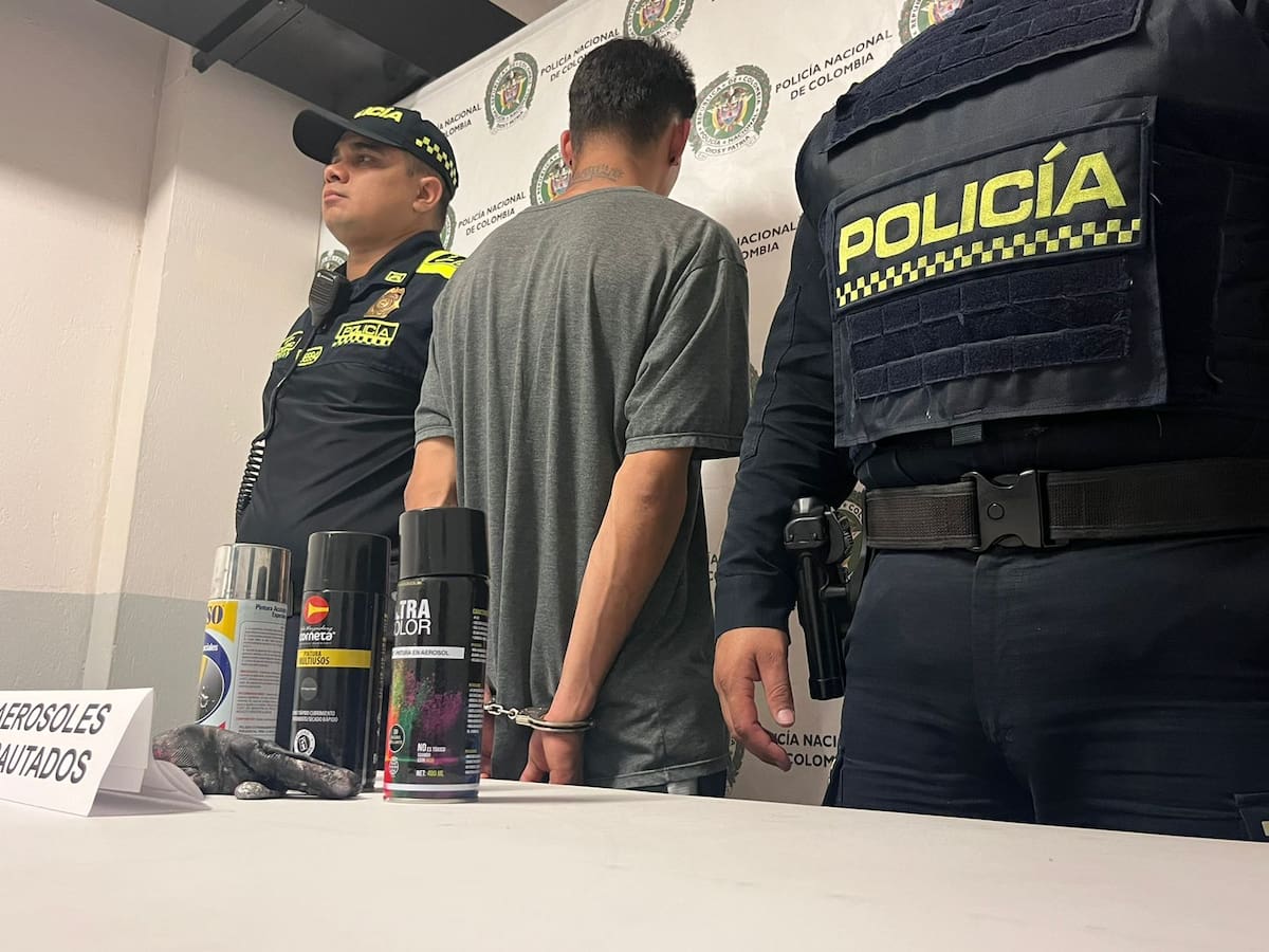 De nuevo vandalizan el Metro de Medellín y el responsable fue capturado