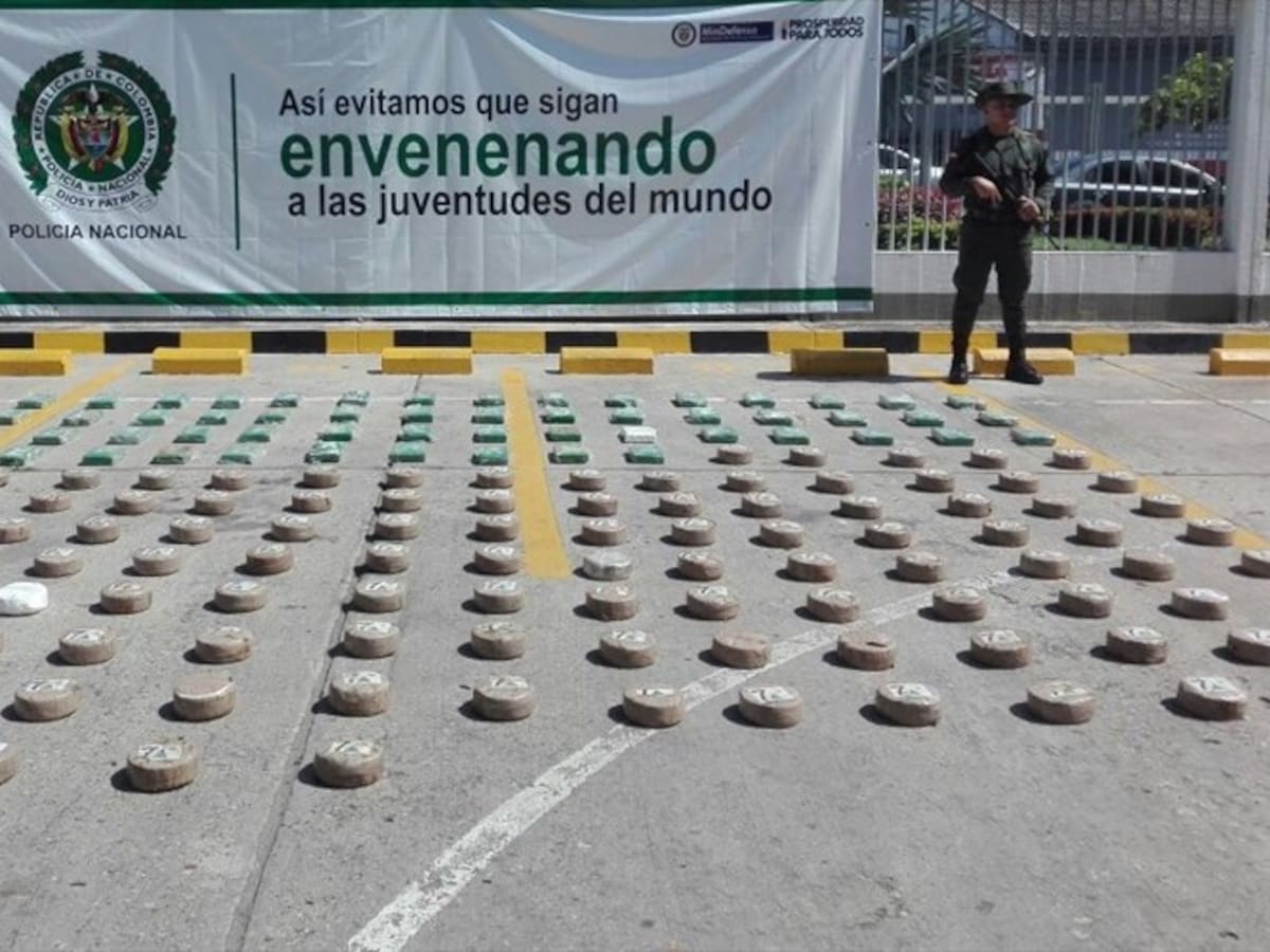Incautan 336 kilos de clorhidrato de cocaína del Clan de Golfo en Cartagena