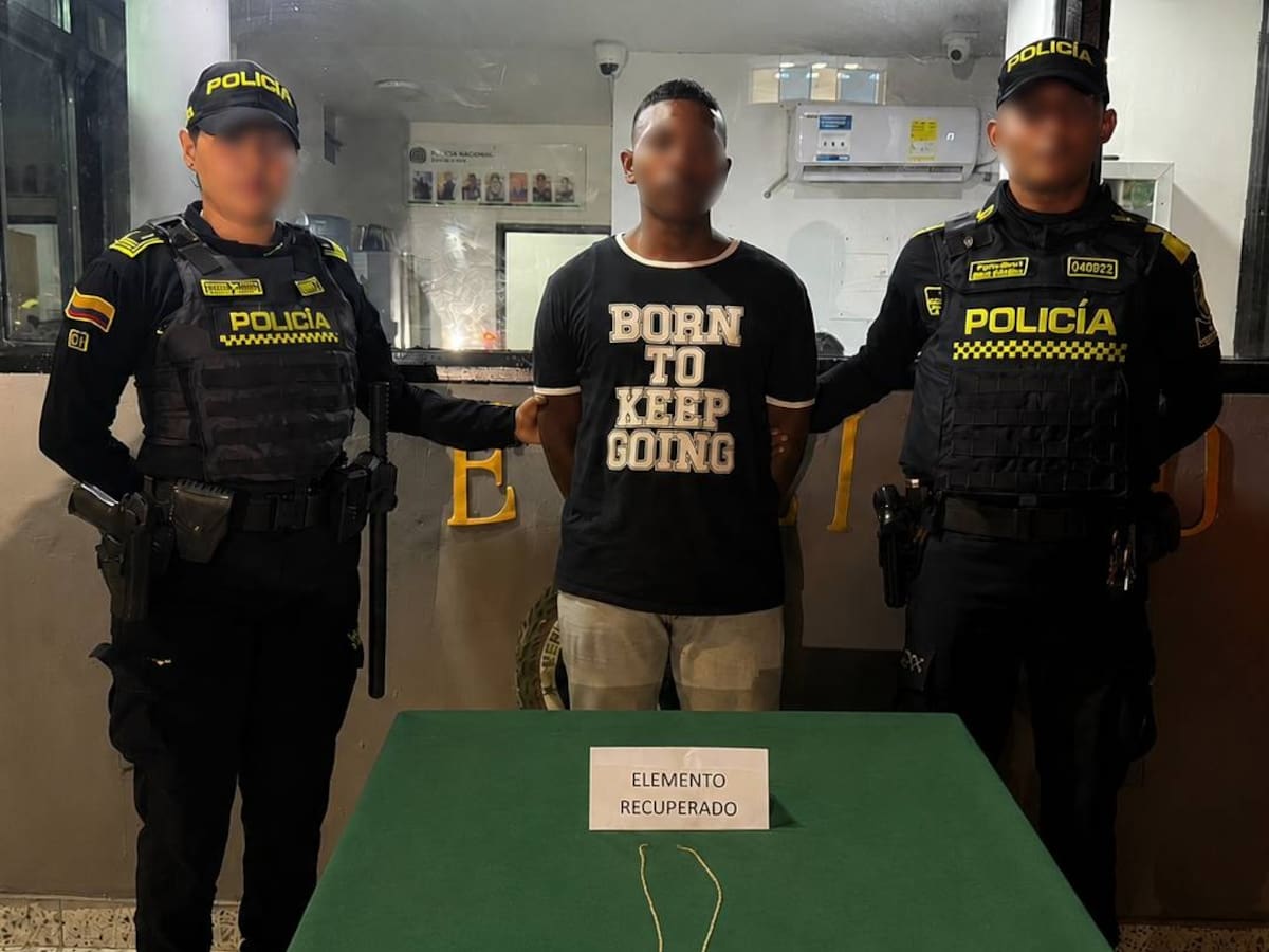 Policía recupera prendas de oro y celulares en Cartagena: hay cuatro capturas