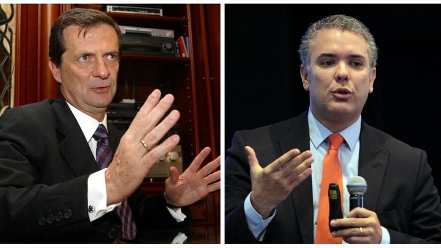 Fernando Londoño se refirió en términos amables al senador Iván Duque.. Foto: Colprensa