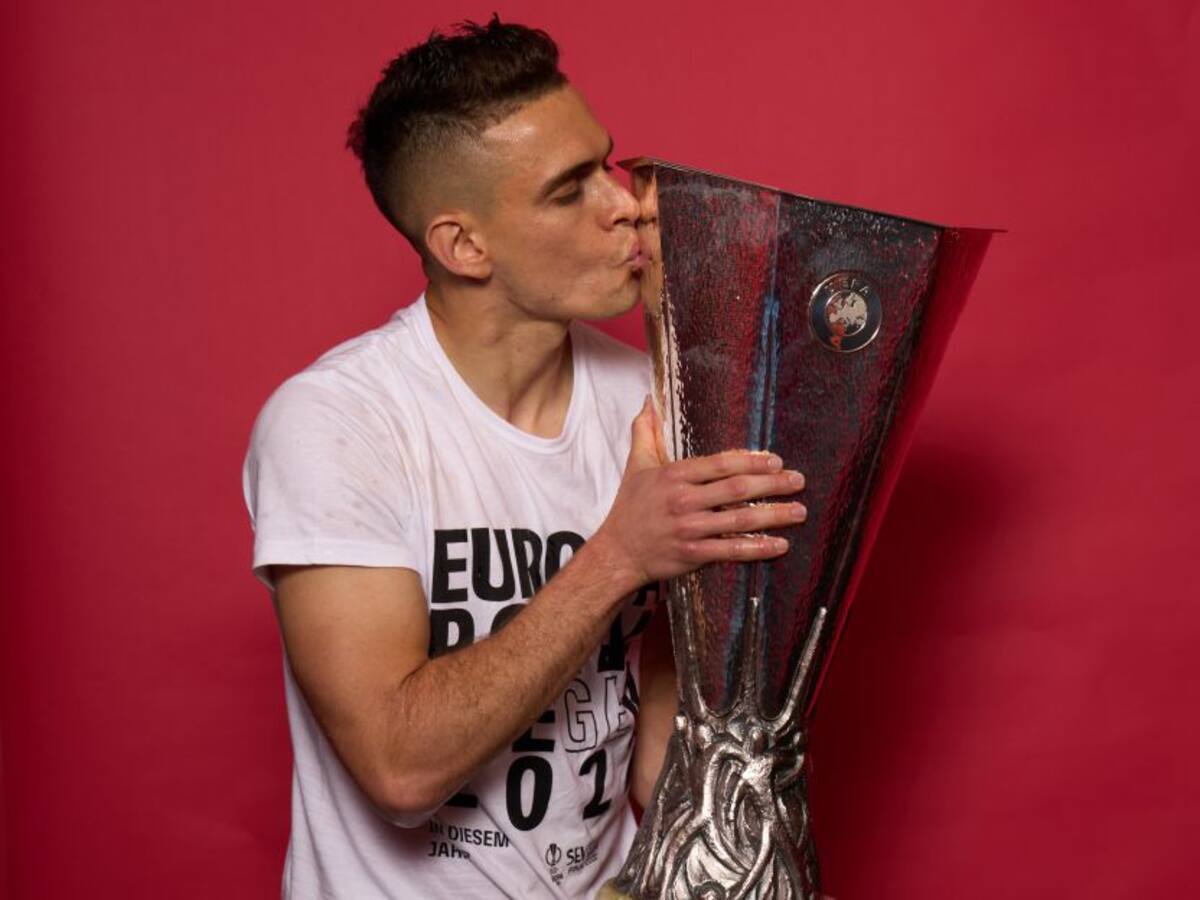 Rafael Santos Borré, en el equipo ideal de la Europa League