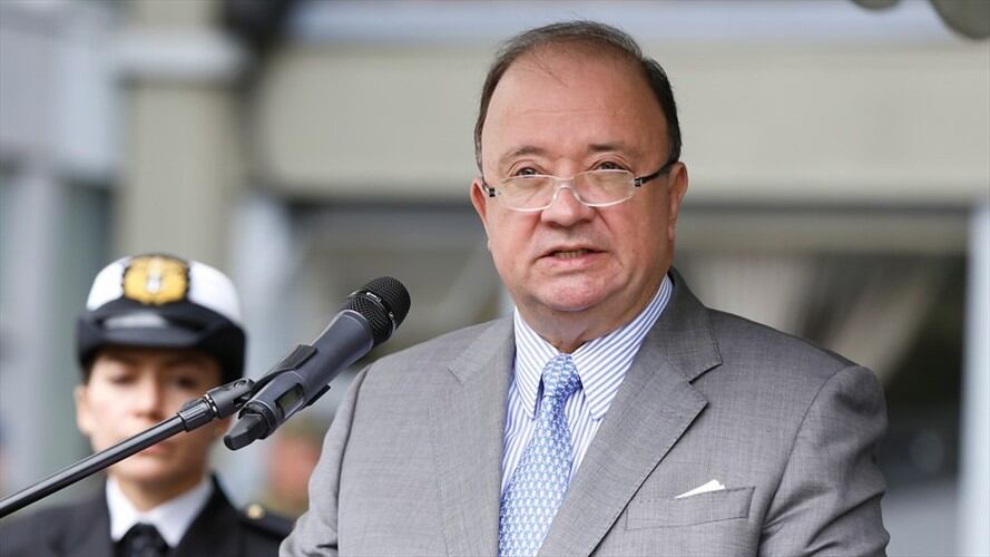 Luis Carlos Villegas, ministro de Defensa. Foto: Colprensa - Juan Páez