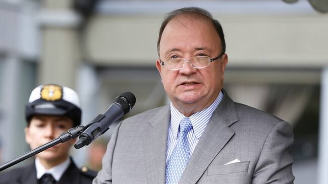 Luis Carlos Villegas, ministro de Defensa. Foto: Colprensa - Juan Páez