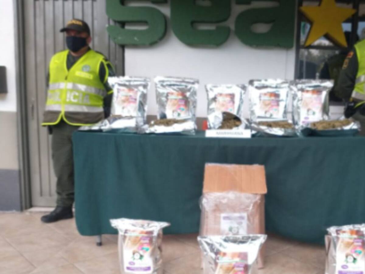 Marihuana avaluada en más de $14 millones fue incautada en Caldas