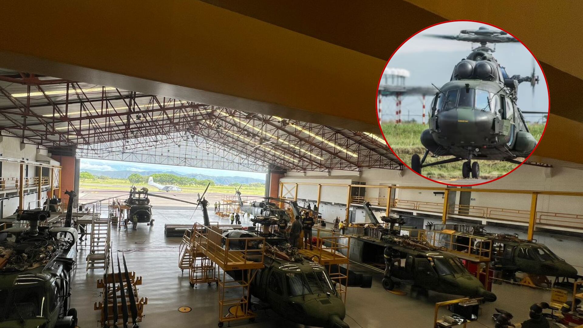 Helicópteros Ejército de Colombia - Caracol Radio y Getty Images