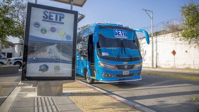Buses de Santa Marta. Foto: SETP