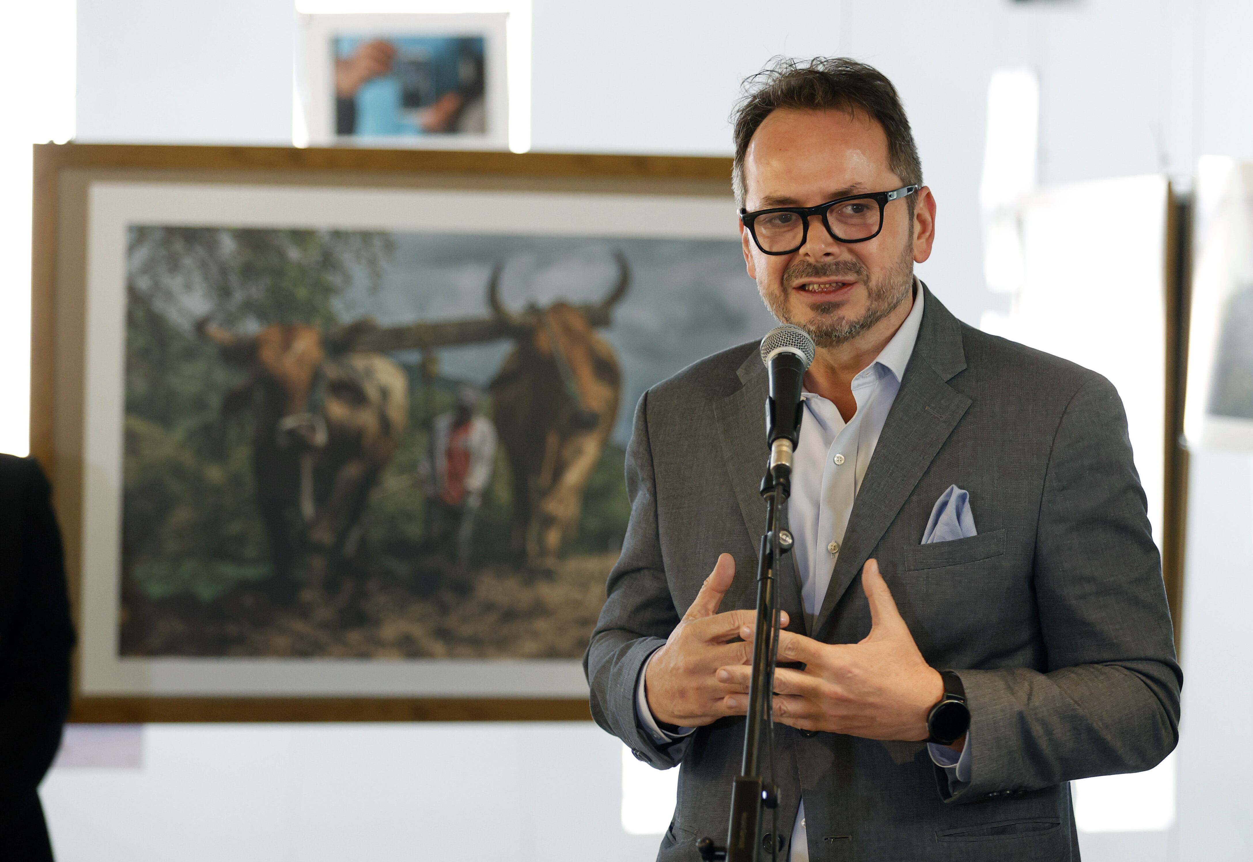 El representante del secretario general de la ONU en Colombia, Carlos Ruiz Massieu, Foto. EFE/ Mauricio Dueñas Castañeda