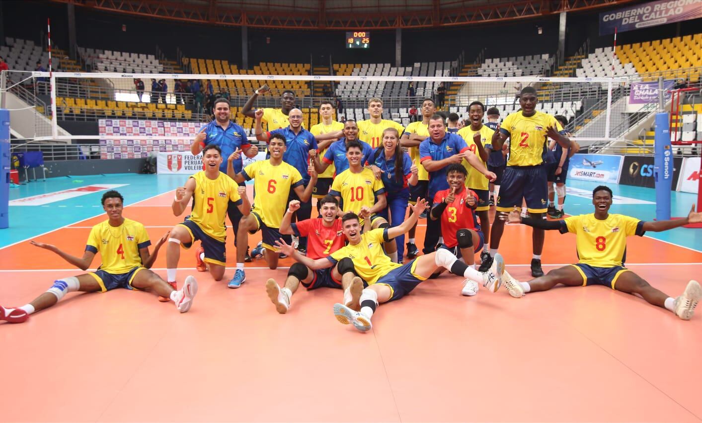 Federación de Voleivol colombiana Sudamericano de Voleibol Masculino U21/ @FPVPE