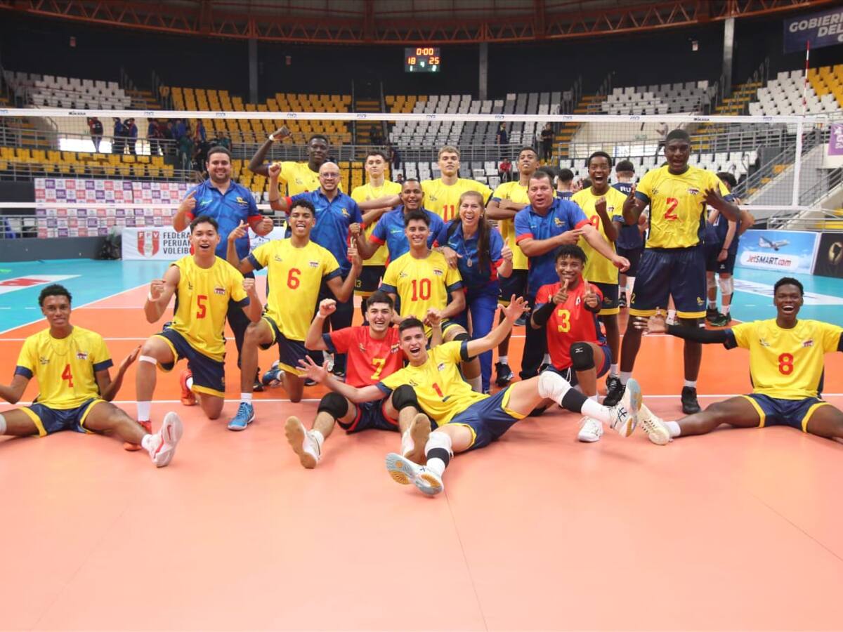 Colombia, subcampeón del Sudamericano de Voleibol Sub-21 masculino