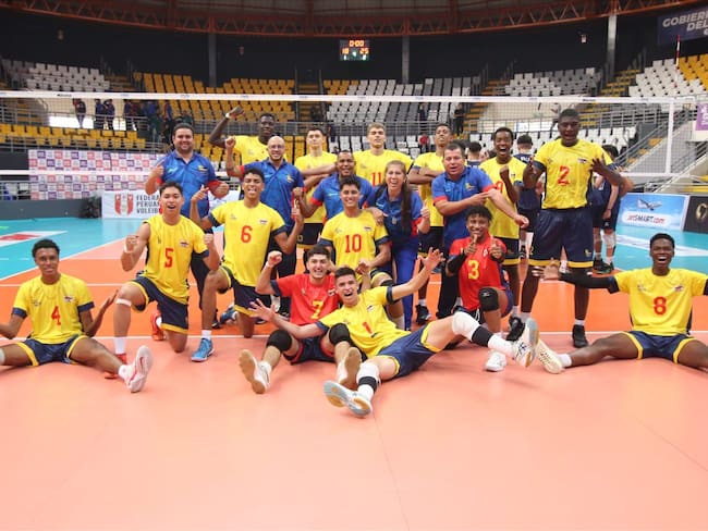 Federación de Voleivol colombiana Sudamericano de Voleibol Masculino U21/ @FPVPE