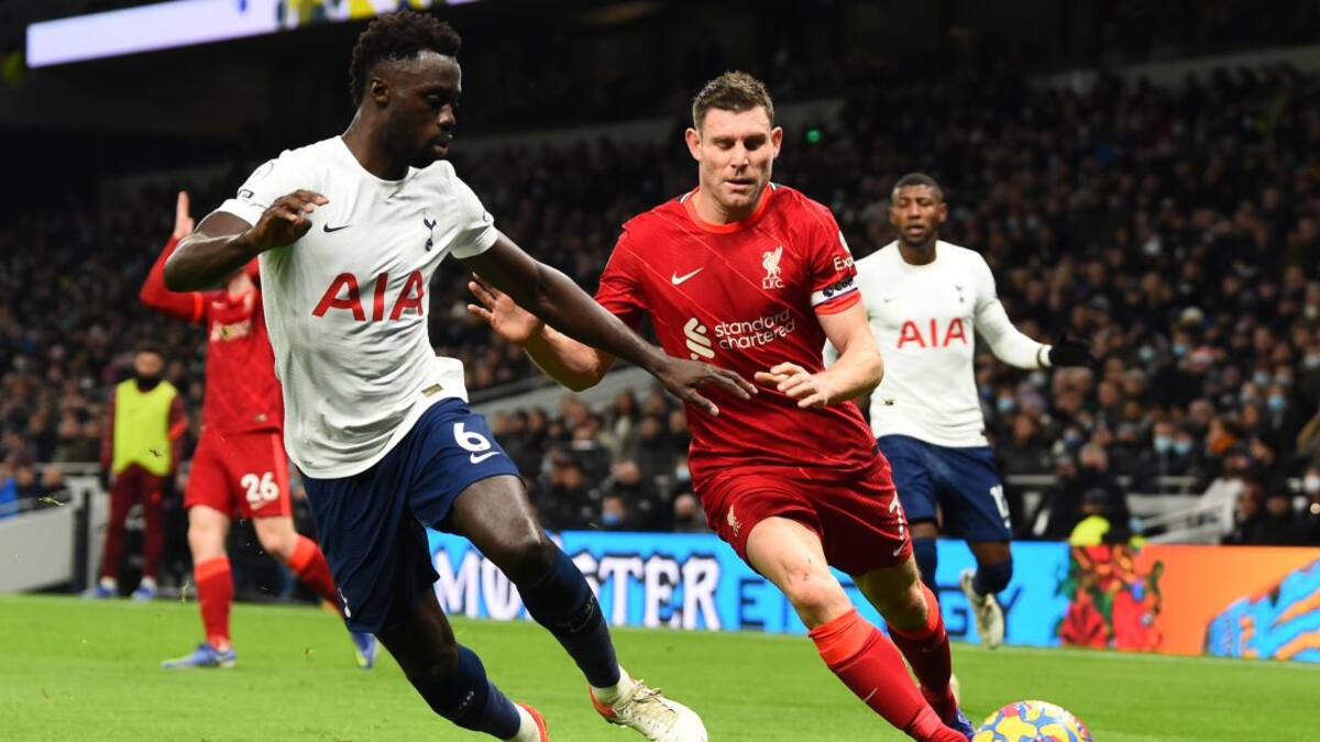 Con Dávinson, Tottenham empató en un partidazo ante el Liverpool