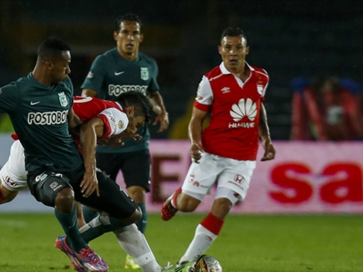 Atlético Nacional Vs. Santa Fe se jugará el domingo a las 10:00 AM