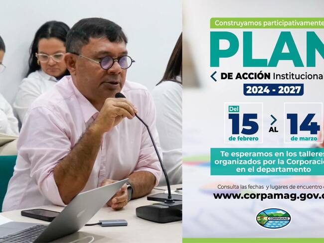 La Corporación Autónoma Regional del Magdalena inicia la construcción del Plan de Acción Institucional Vigencia 2024 - 2027 . Corpamag